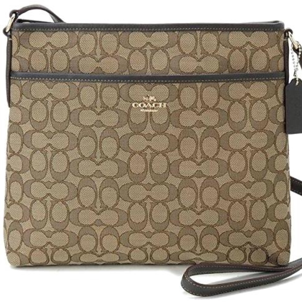 COACH SIGNATURE FILE BAG CROSSBODY